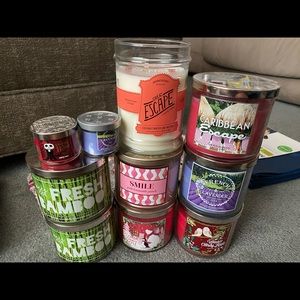 BATH AND BODY WORKS CANDLES